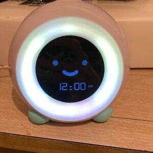 LittleHippo Children's Sleep Trainer, Night Light, Sound Machine